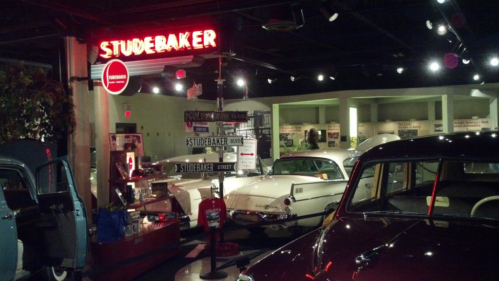 Inside the Studebaker National Museum in South Bend, Ind. (Photo by Michael E. Grass)