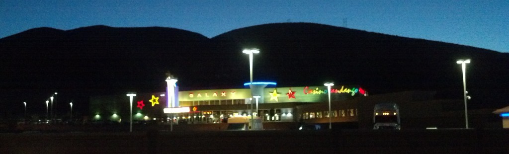 The view of the Fandango Casino entertainment complex in Carson City, Nev. (Photo by Michael E. Grass)